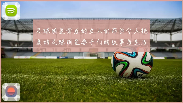 足球明星背后的女人们那些令人艳羡的足球明星妻子们的故事与生活