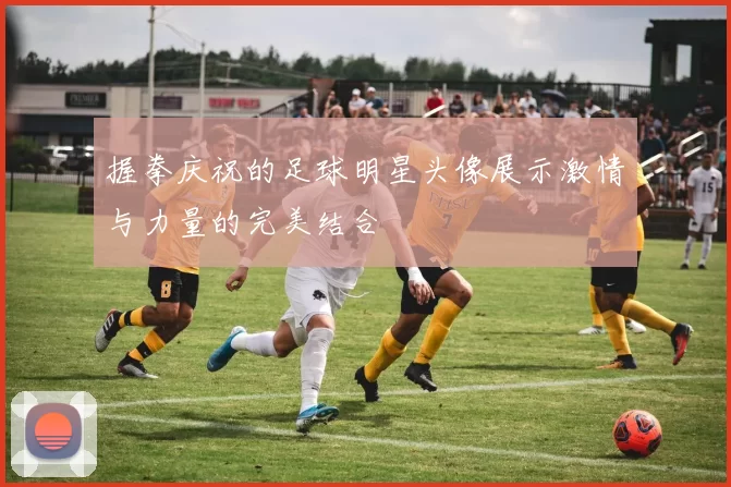握拳庆祝的足球明星头像展示激情与力量的完美结合