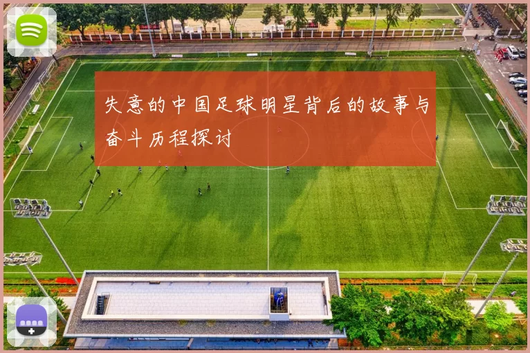 失意的中国足球明星背后的故事与奋斗历程探讨