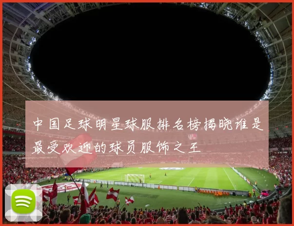 中国足球明星球服排名榜揭晓谁是最受欢迎的球员服饰之王