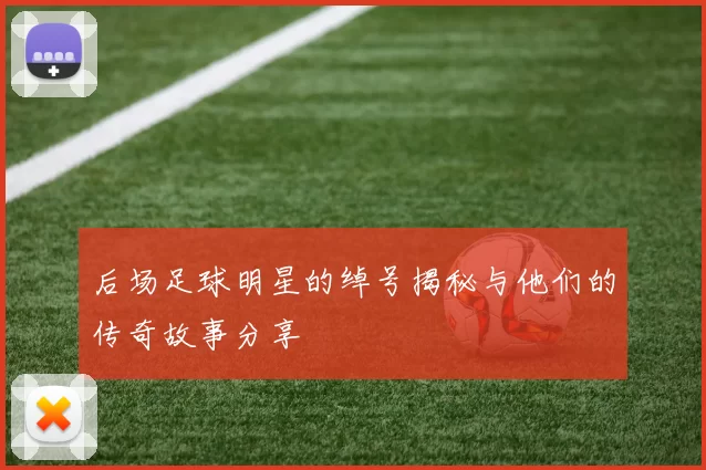 后场足球明星的绰号揭秘与他们的传奇故事分享