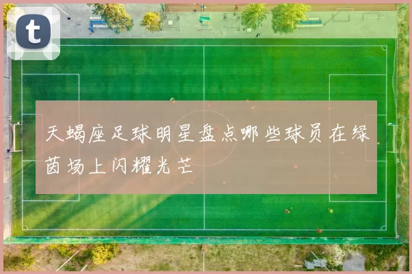 天蝎座足球明星盘点哪些球员在绿茵场上闪耀光芒
