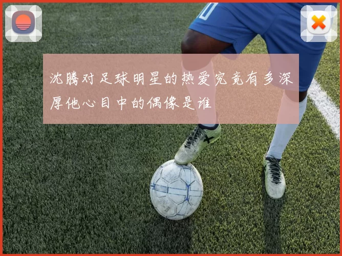 沈腾对足球明星的热爱究竟有多深厚他心目中的偶像是谁
